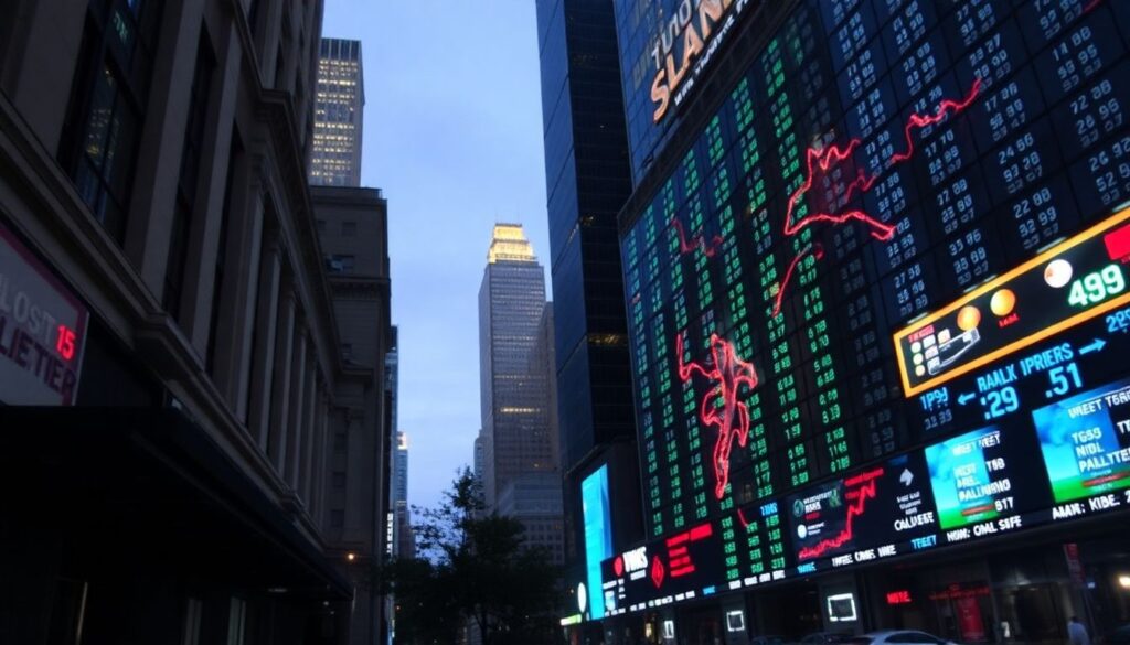 Что такое коррекция и обвал на фондовом рынке. - иллюстрация