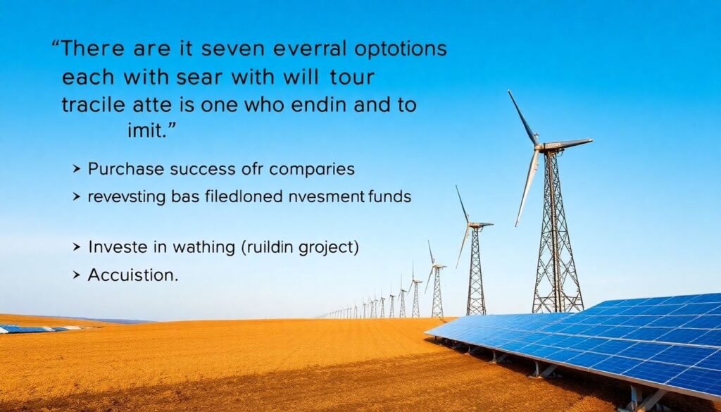 Инвестиции в зеленую энергетику. - иллюстрация