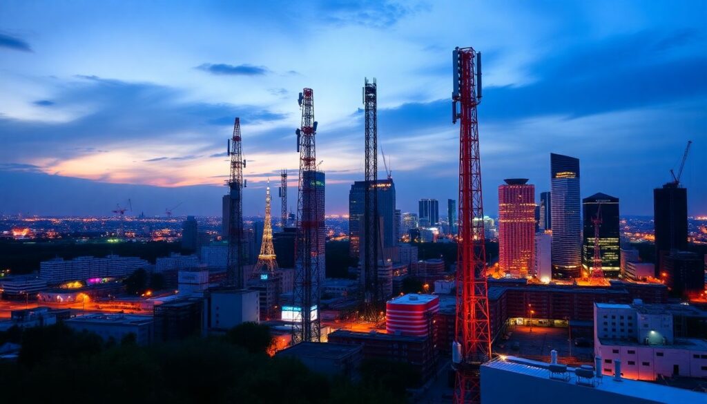 Инвестиции в акции телекоммуникационных компаний. - иллюстрация