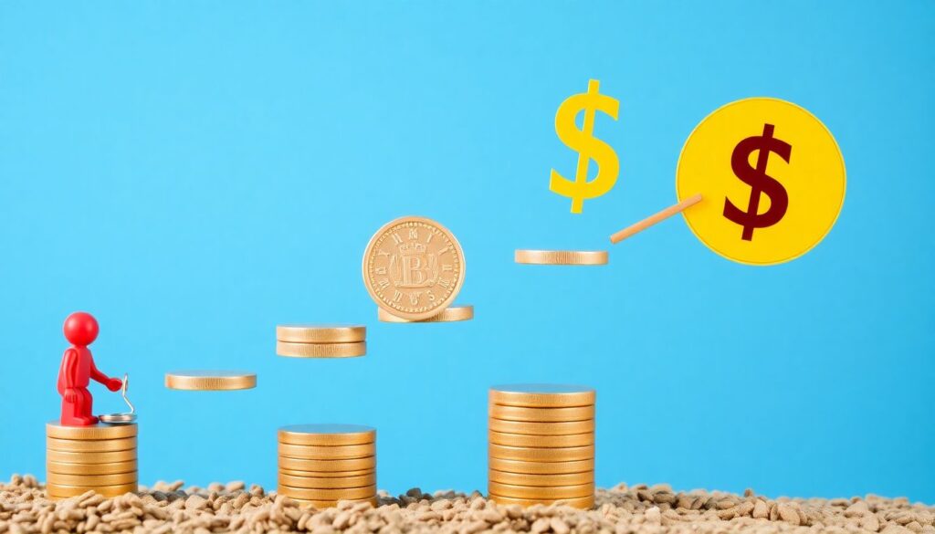 Как накопить на крупную цель с помощью лесенки вкладов. - иллюстрация