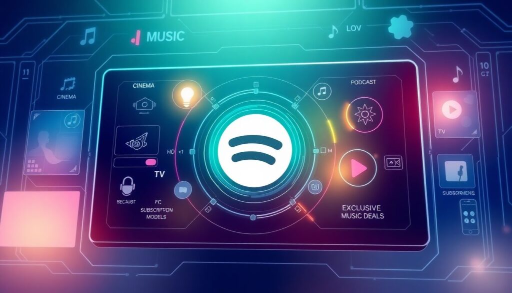 Инвестиции в акции медиакомпаний и развлекательной индустрии. - иллюстрация