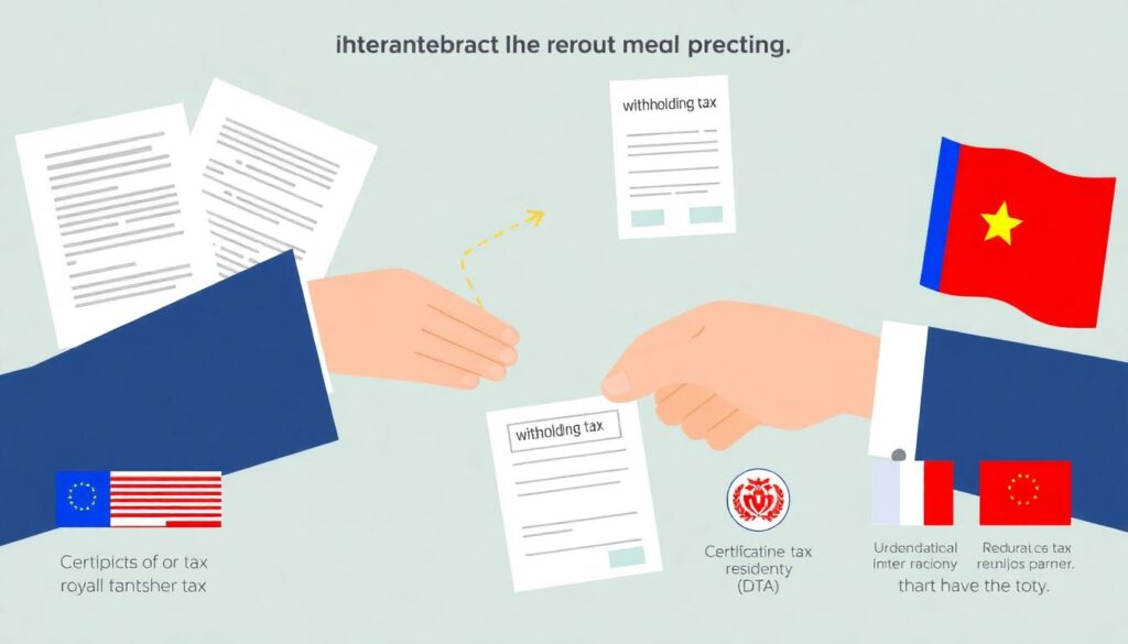 Налоги на роялти и лицензионные платежи. - иллюстрация