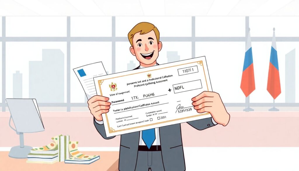 Налоговый вычет за независимую оценку квалификации. - иллюстрация