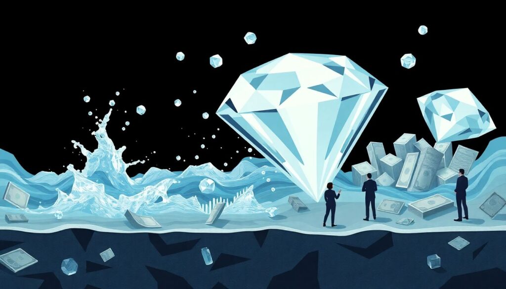 Что такое парадокс ценности (вода и алмазы). - иллюстрация