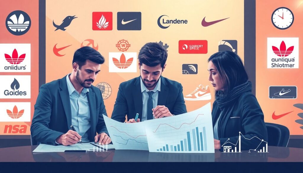 Инвестиции в акции компаний, производящих спортивные товары. - иллюстрация