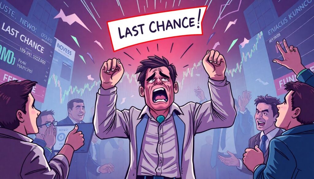 Как не поддаться FOMO (синдрому упущенной выгоды) на бирже. - иллюстрация