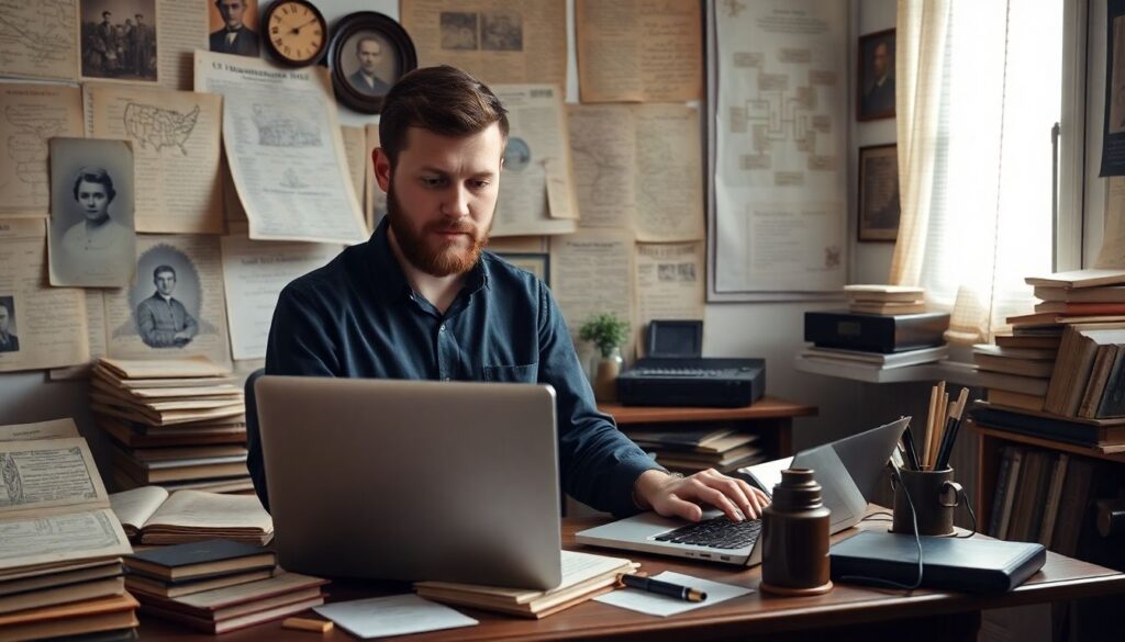 Как заработать на создании генеалогического древа на заказ. - иллюстрация