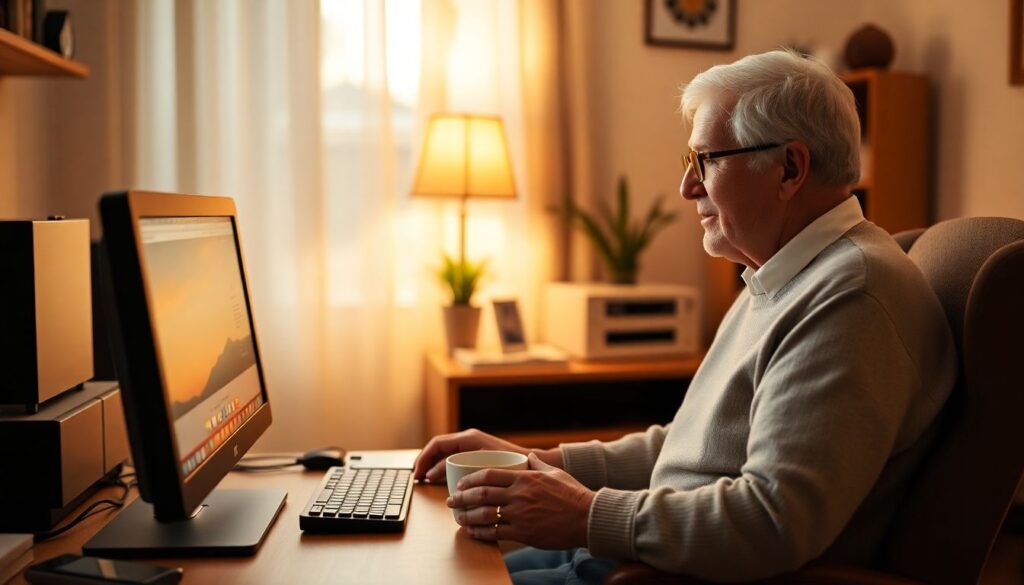 Как заработать на услугах по обучению пожилых людей компьютерной грамотности. - иллюстрация