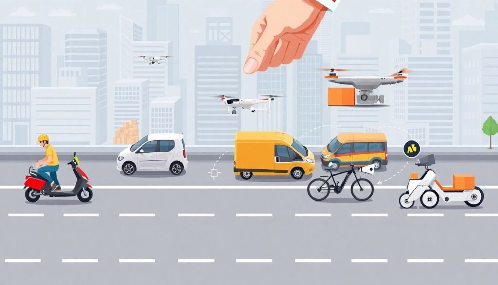 Инвестиции в акции компаний, занимающихся логистикой последней мили. - иллюстрация