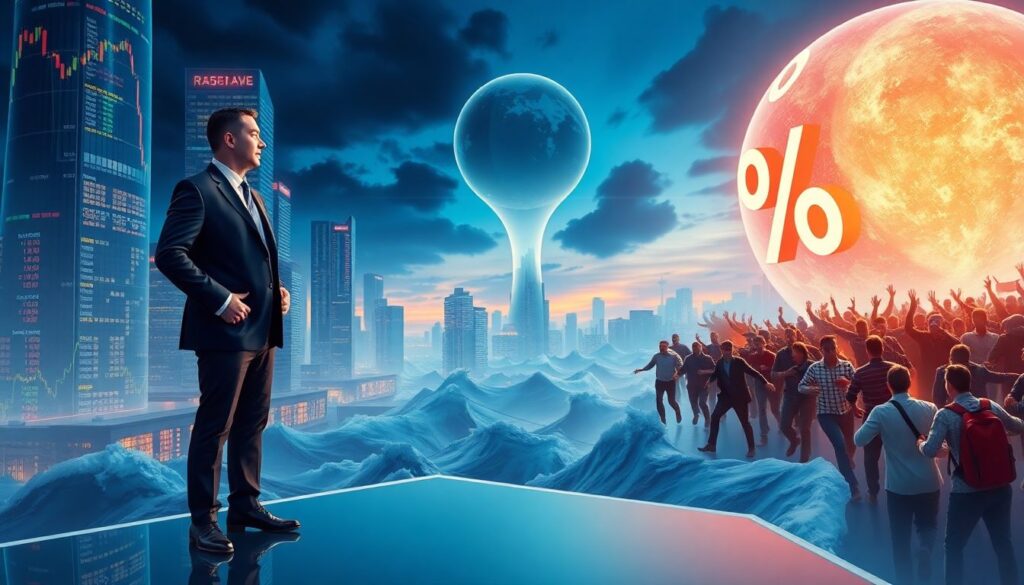 Что такое информационный каскад и как он создает рыночные пузыри. - иллюстрация