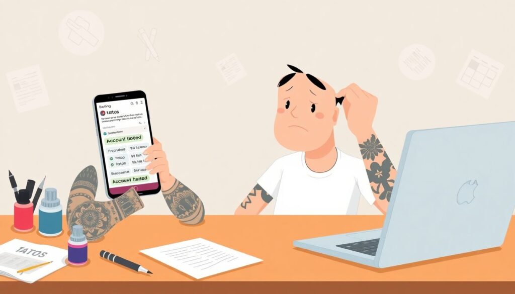 Налоги для тату-мастеров. - иллюстрация