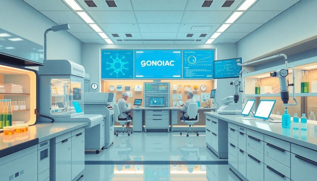 Инвестиции в акции компаний, занимающихся производством лабораторного оборудования. - иллюстрация