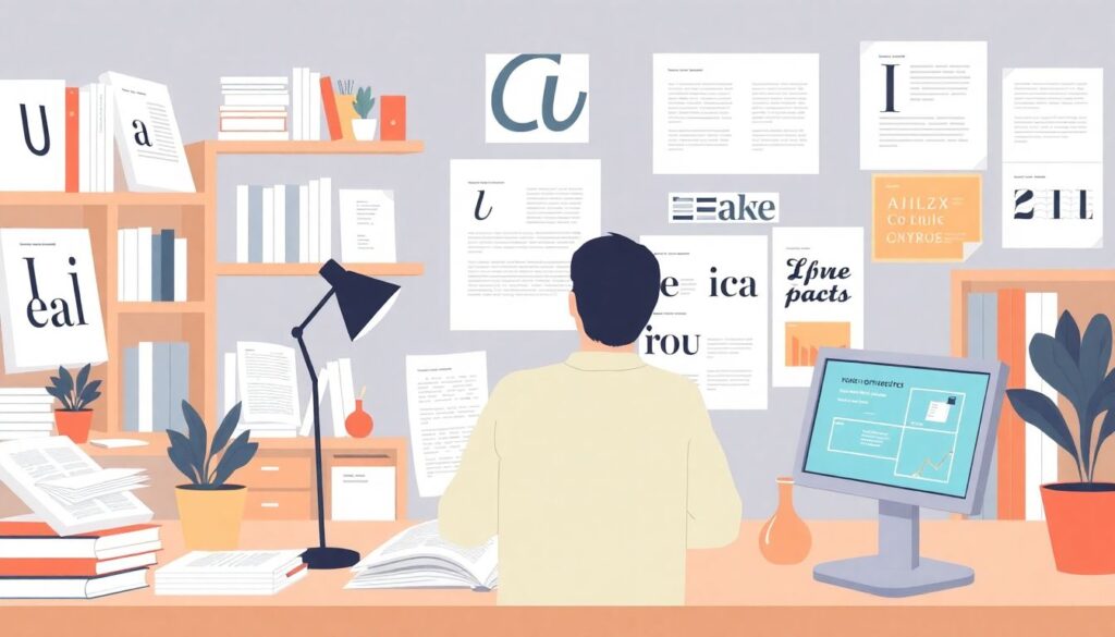 Как заработать на услугах по созданию и продаже уникальных шрифтов. - иллюстрация