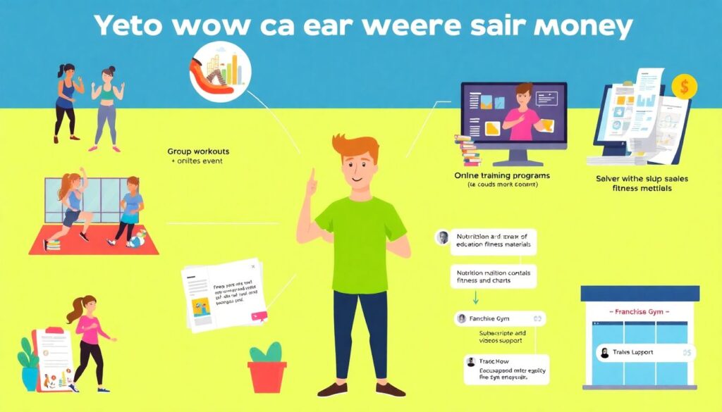 Как заработать на услугах персонального тренера. - иллюстрация