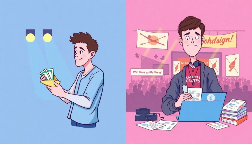 Налоги для музыкантов. - иллюстрация