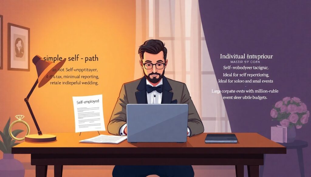 Налоги для ведущих мероприятий. - иллюстрация